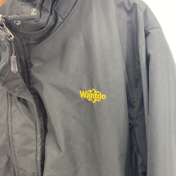 Wantdo black fleece lined ski jacket snowboard water wind resistant size XXL - Picture 10 of 11